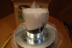 Durabreeze 9.5″ x 12.5″ carbon filter w/ sleeve and a 4″ inlet