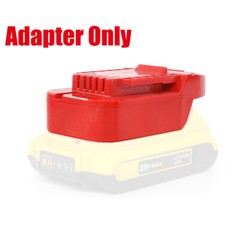1 Adapter for DeWalt 20v MAX Series Li-Ion Battery To fits Bauer 20v Li-Ion Tool