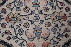 Hand-Knotted Turkish Wool Rug 9×12 Geometric Traditional Style for Any Room