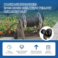 1Pcs Hose Reel Connector w/ Retainer Clip Part Fits S-uncast Model Hose Reels