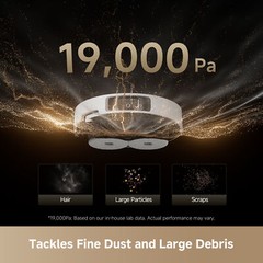 DREAME L40s Ultra White Robot Vacuum 19000Pa DuoBrush｜Certified Refurbished