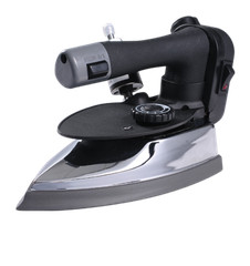 Gravity-Feed Steam Iron ~ Silver Star ~Industrial ES-300 Brand w/ Teflon shoe