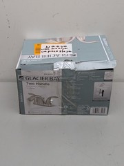 Glacier Bay Builders 4 in. Centerset Low-Arc Bathroom Faucet in Brushed Nickel