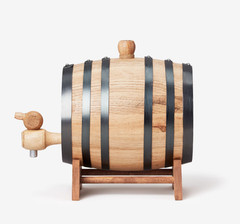 Marcellin Charred American White Oak Mini Aging Barrel Wooden Cask