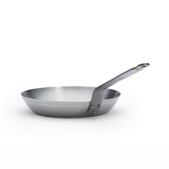 De Buyer 10.25″ Mineral B Carbon Steel Grill Pan for Grilling & Browning Meat