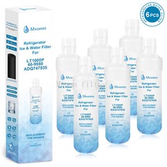 1~6 Packs Fits LG LT1000P/ADQ747935 GF-D706BSL Refrigerator Fresh Water Filter