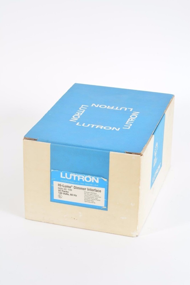 Lutron HDI-40-120 Hi Lume Dimmer Interface 20 Pack 120 Volts, 60 Hz
