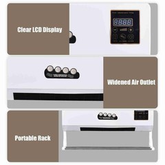 1000W Heater Fan 2-in-1 Space Heater Hot Air Fan Heating Nature Wind for Home