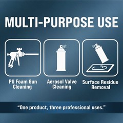 Apel PU Foam Gun Cleaner 12×16.9 fl oz. Spray Expanding Foam Remover 12 Pack