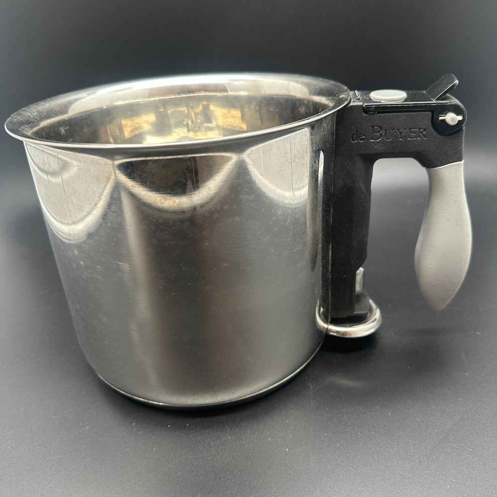 De Buyer Bain-Marie 18/10 Stainless Steel Double Boiler Pot 1.5L 6 Cup France