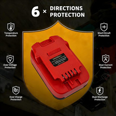 For Milwaukee M18 Battery Adapter, Adaptor Convert for Milwaukee 18V Battery & D