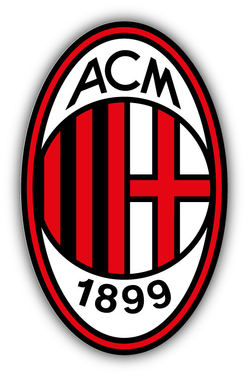 A.C. Milan FC Italy Europe Soccer Football Car Bumper Sticker Decal 3” x 5”