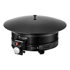 Uimoso 19-Inch Portable Propane Fire Pit, 53000BTU Gas Fire Bowl for Outdoor Use