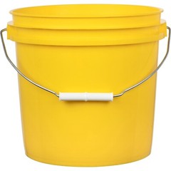 2 Gallon Food Grade BPA Free Plastic Buckets with Screw On Lids (Pack of 8)