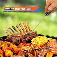 Instant Read Digital Meat Thermometer BBQ Grill Smoker For Kitchen Food Cooking