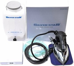 Gravity- Feed Steam Iron ~ Silver star ES-300