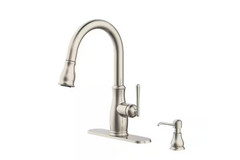 Glacier Bay Kagan Pull-Down Kitchen Faucet Sprayer Soap Dispenser Stainless Stee