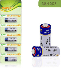 5 Count A23 A23G 12V Alkaline Battery For Remote Control Garage Doors Opener