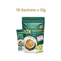 20x Collagen Chia Coffee Beauty Anti-Aging Improve Skin Elasticity 10 Packs
