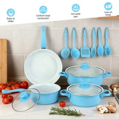 13Pcs Pots and Pans Set Nonstick Cookware Sets Non Stick Induction Cooking Set