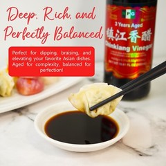 NPG Authentic Chinkiang Vinegar 19.61 Fl Oz 580ml, Aged 3 Years Premium Quality