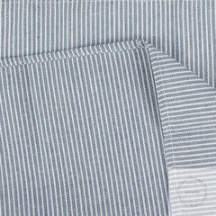Narrow Striped Cotton Linen Blended Dinner Cloth Napkins Set of 12 (40 x 30 cm)