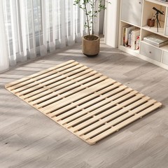 NAIZEA Japanese Tatami Mat, Foldable Tatami Bed Frame Twin Full Queen Floor Bed