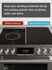 Silicone Stove Top Cover for Electric Stove, Glass Stove Top Cover Protector,…