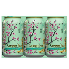 Arizona Green Tea with Ginseng and Honey, 11.5 Fl Oz Cans (12-Pack)