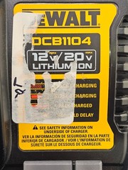 DEWALT DCB1104: 20V MAX Lithium Ion Battery Charger