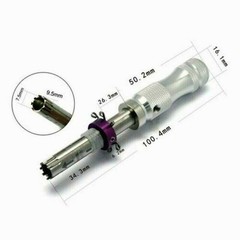 3PCS Tubular 7 Pins Tool Stainless Adjustable Tool 7mm 7.5mm 7.8mm 3 Inner Rods