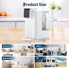 Countertop Reverse Osmosis Water Filter 5-Stage RO System w/ Pitcher TDS Display