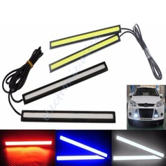 2pcs 17CM Universal COB LED Strip Car Daytime Running Fog Lamp DRL Driving Strip