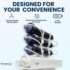 LiquaGen Maestro 7 Stage 150 GPD RO/DI Water Filter System DI Reverse Osmosis
