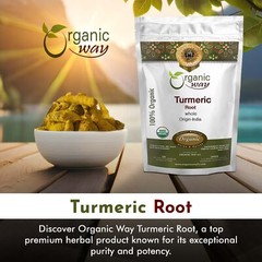 Organic Way Turmeric Root whole