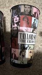 Taylor Swift The ERAS TOUR Movie 32 oz Lot Of 2 Plastic Cups New Cinema Disney