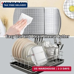 Cheese Slicer,Stainless Steel Cheese Cutter,Multipurpose Cheese Slicers with Gri