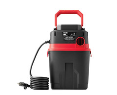 Hyper Tough 1.5 Gallon Wet Dry Vacuum 2HP Corded Handheld Shop Vac w/ Hose Black