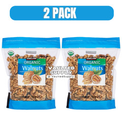 Kirkland Organic Walnuts 2 Pack Unsalted Baking Nuts 3.4 lbs Total