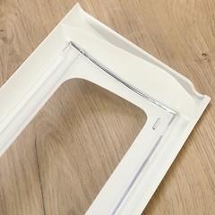 For Whirlpool Refrigerator W10827015 Pantry Drawer Door Clear+White