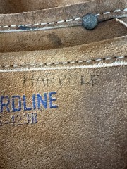 GARDLINE S-123R Tool belt carpenter Leather holder AS SHOWN, SEE REMARKS