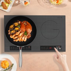 Portable Induction Cooktop Countertop Dual Cooker Burner Stove Hot Plate 4000W
