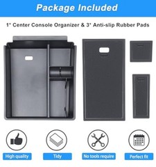 Center Console Tray Organizer for 2022-2024 Hyundai Tucson Limited & Black