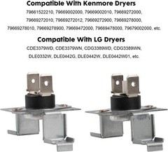 for LG Dryer Thermostat Thermistor Kit AGM75510744 AGM30045804