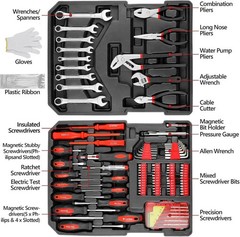 799pcs Tool Set Home Repair Tool kit with Trolley Case Mechanic Wrenches Socket