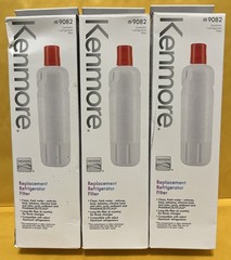 3 Pack Kenmore 9082 469082 Refrigerator Water Filter New Sealed 46-9082