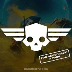 Helldivers 2 Badge Vinyl Decal Sticker