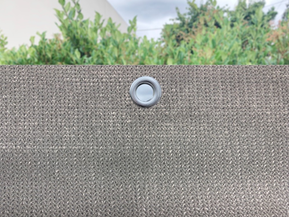 Custom Gate Barrier Privacy Screen Panel Mesh 90% UV Block w/ Grommets / 12”
