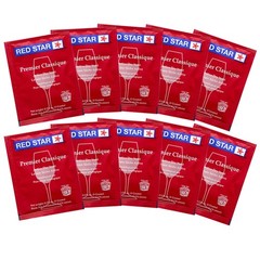 Wine Yeast Red Star Premier Classique Formerly Montrachet For Wine Making x10