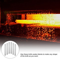 6 Pack Spring Steel 1095 1/8″ x 1-1/2″ x 12″ Steel Flat Bar for Knife Making